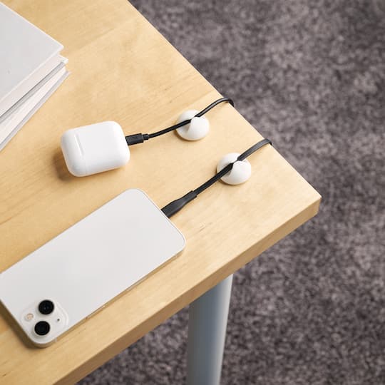 Wrap-It Storage® White Cable Clips